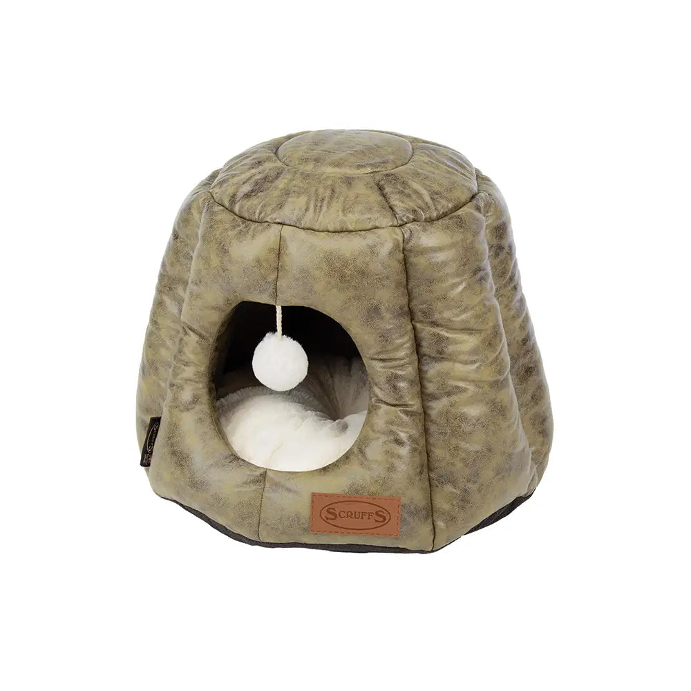 Knightsbridge Cat Bed in Olive - Pet Bed