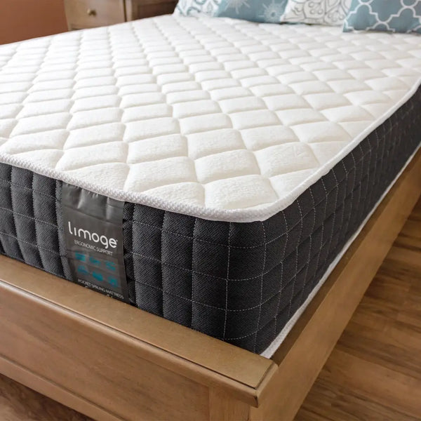 Small double hot sale pillow top mattress