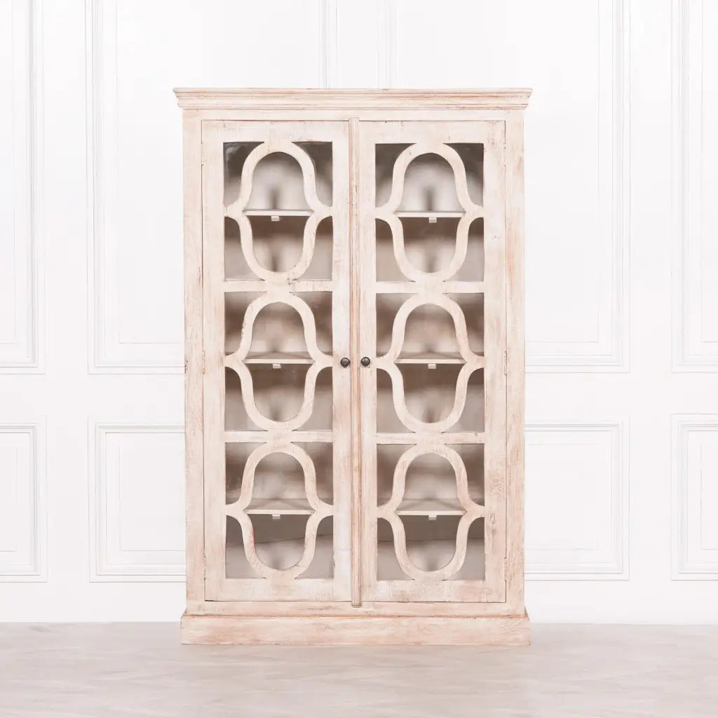 Mango Wood 2 Door Display Cabinet