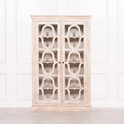 Mango Wood 2 Door Display Cabinet