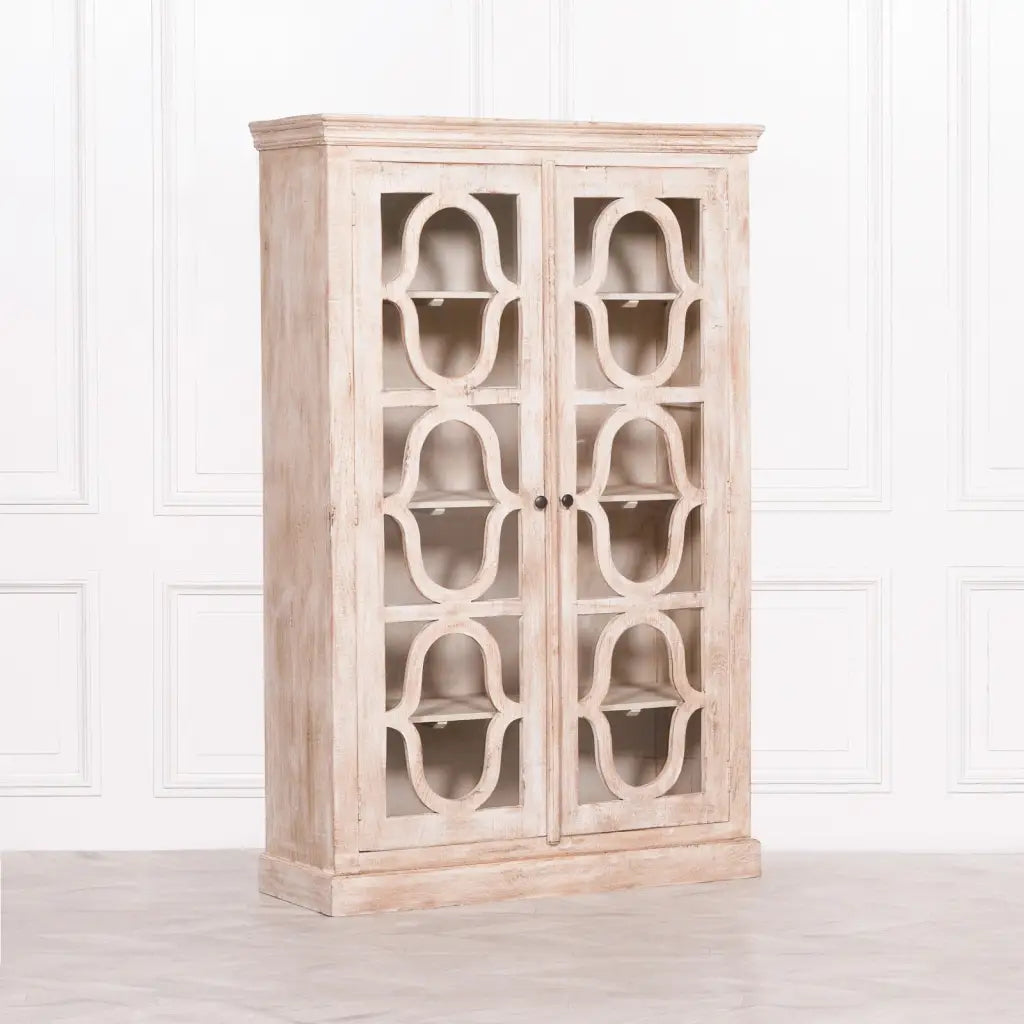 Mango Wood 2 Door Display Cabinet