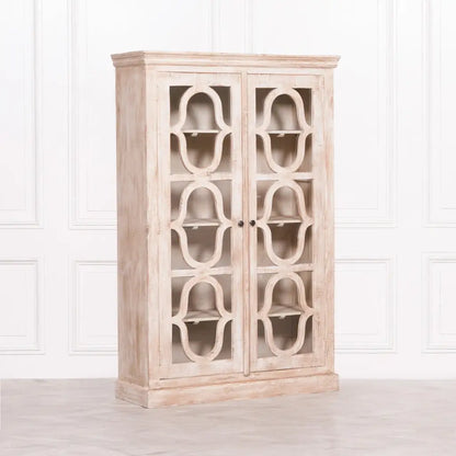 Mango Wood 2 Door Display Cabinet