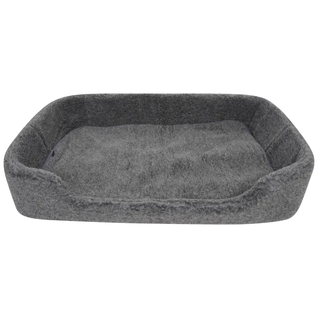 Merino Wool Large Pet Bed - Grey