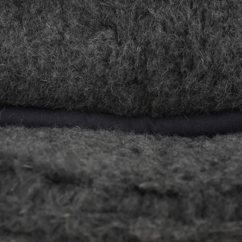 Merino Wool Pet Bed - black