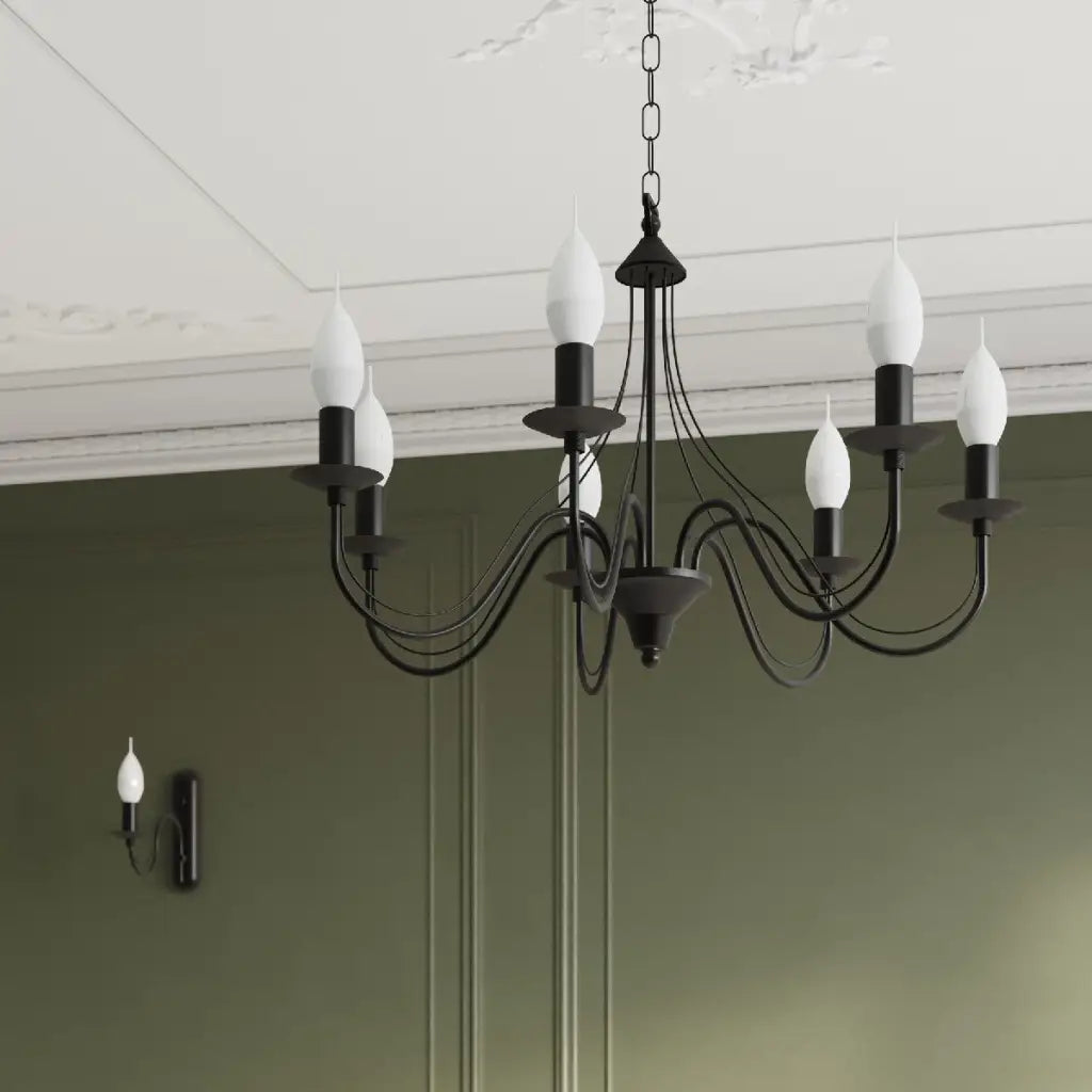 Chandelier MINERWA 7 Candles black