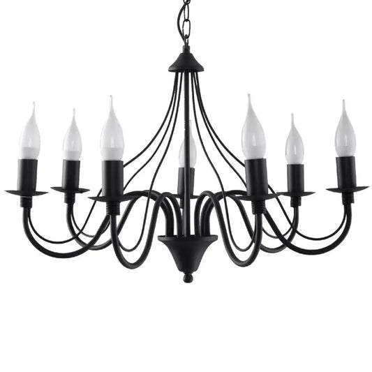 Chandelier MINERWA 7  Candles black