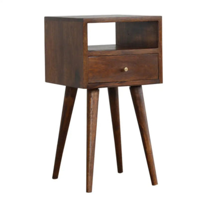 Mini Chestnut Bedside Cabinet/ Table