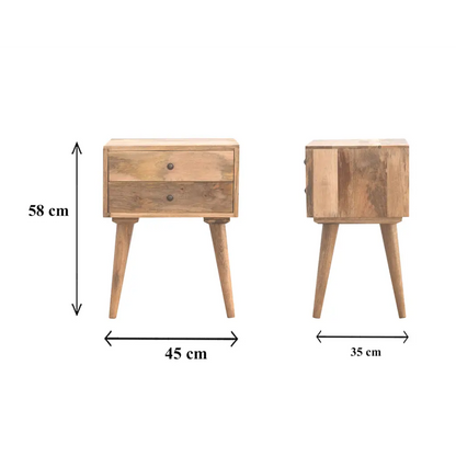 Modern Solid Wood Bedside Cabinet/ Table - Bedside Table