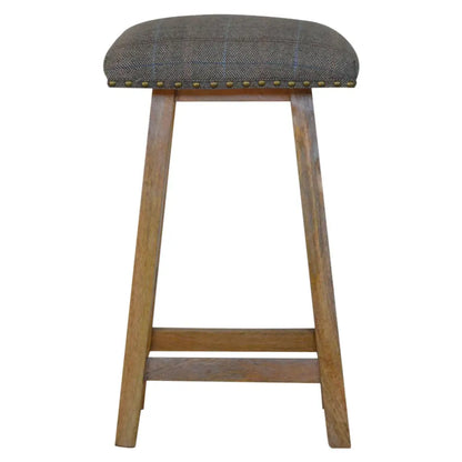 Multi Tweed Stool