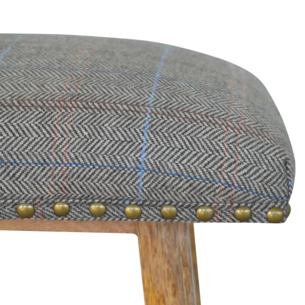 Multi Tweed Stool