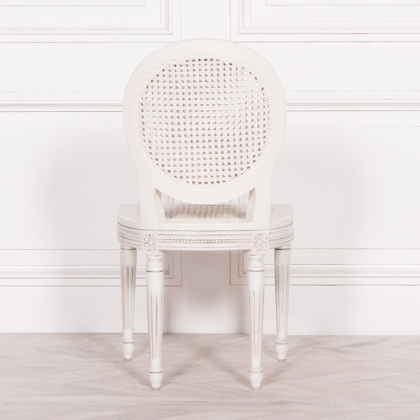 Off White Rattan Chateau Dining Chair