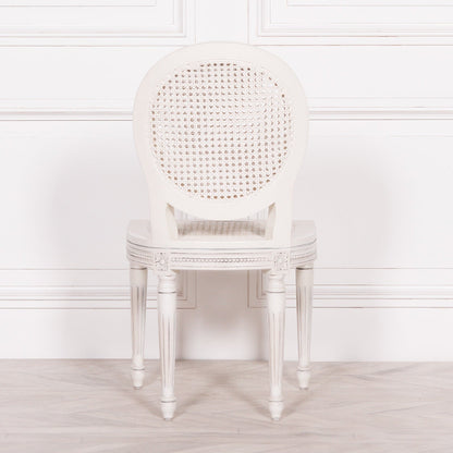 Off White Rattan Chateau Dining Chair