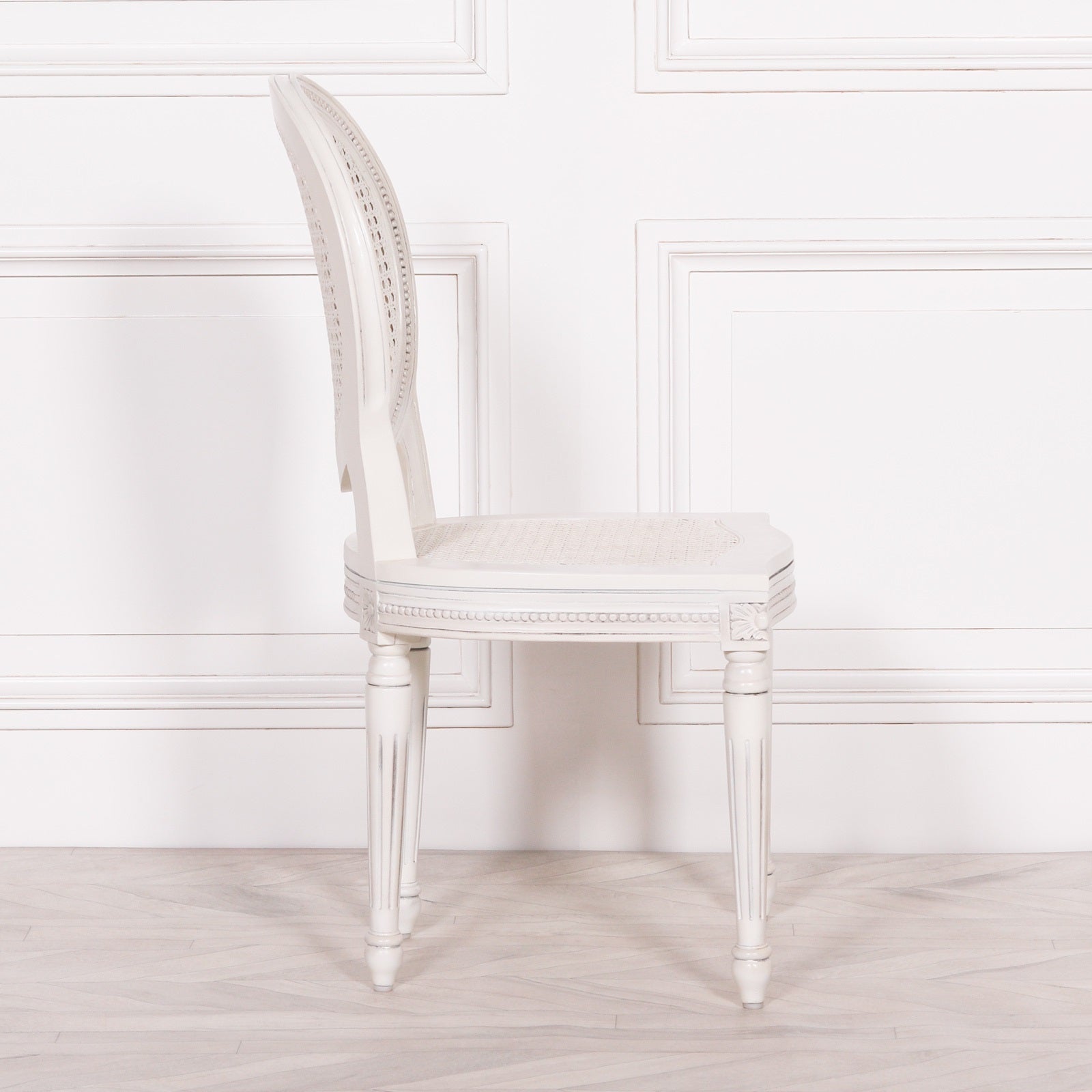 Off White Rattan Chateau Dining Chair