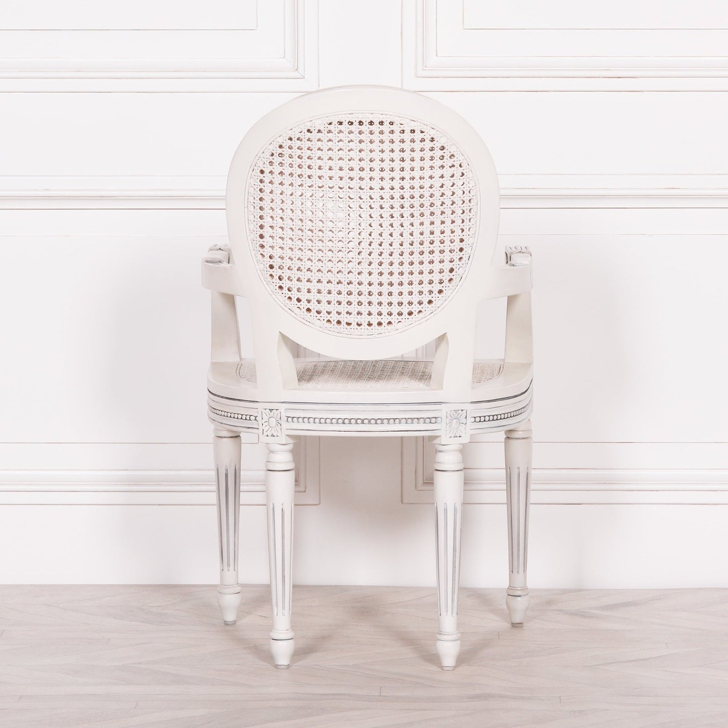 Off White Rattan Chateau Dining Chair