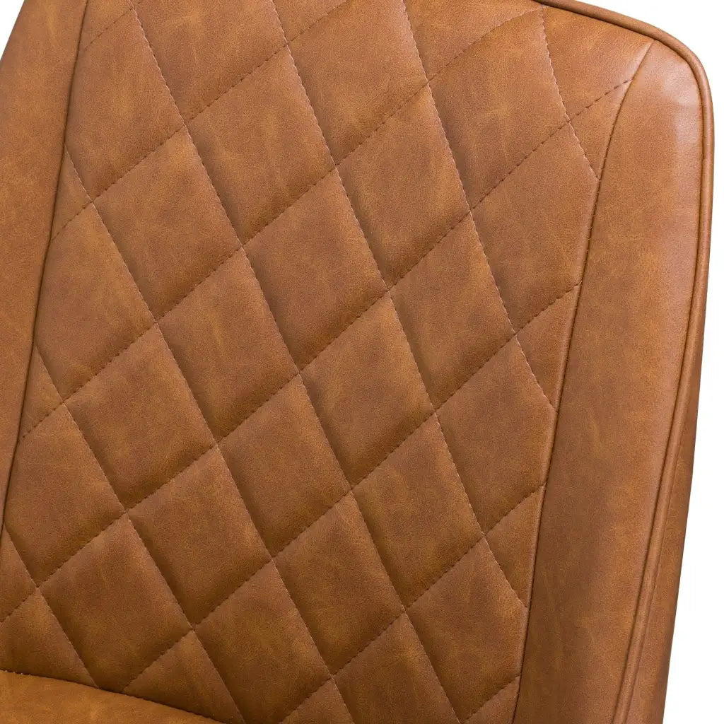 Oslo Tan Faux Leather Bar Chair/ Stool