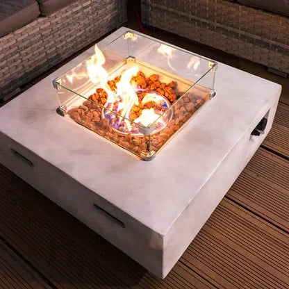 Royal Fire™ Lanzarote GRC Square Gas Fire Pit