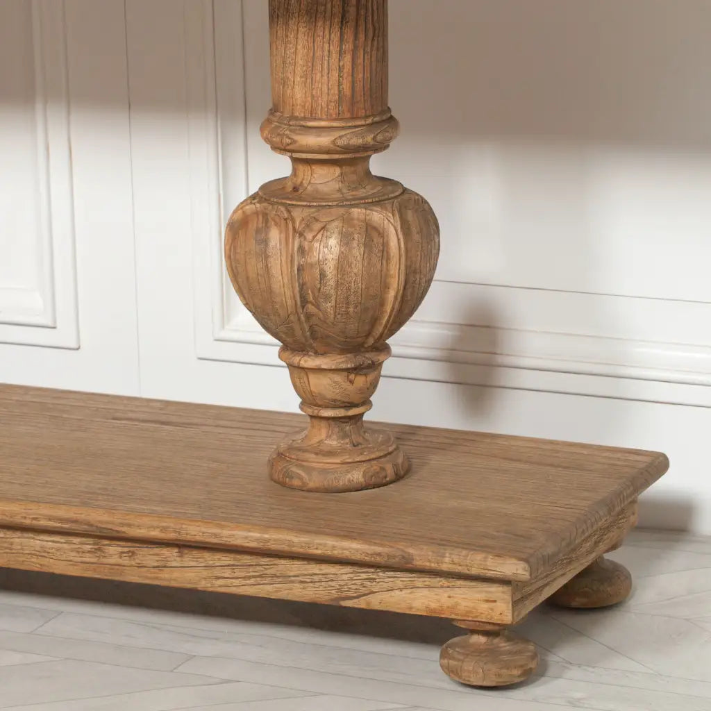 Rustic Cedar Wood Console Table 180cm