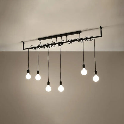 Copy of Salamanca 6 Black Pendant Ceiling Light