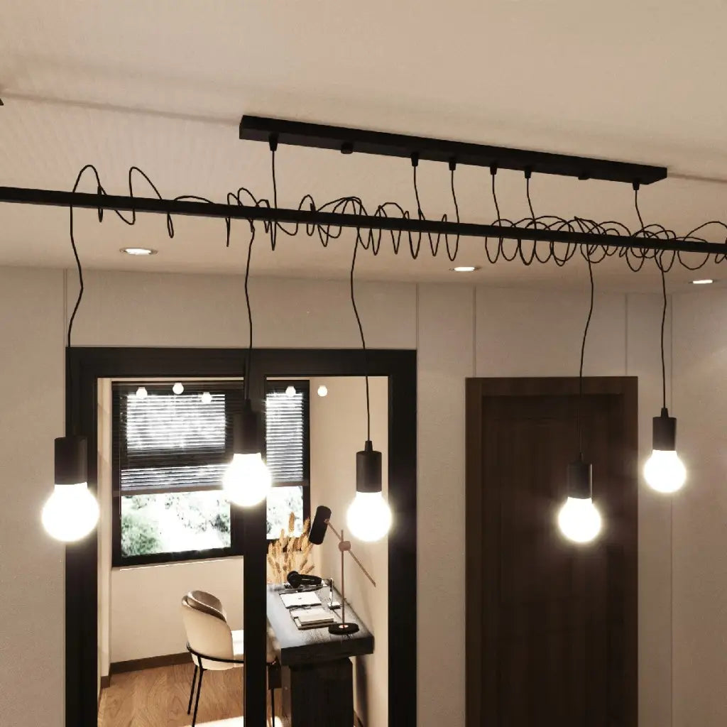 Copy of Salamanca 6 Black Pendant Ceiling Light