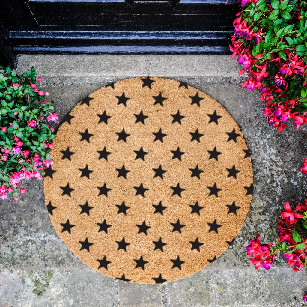 Stars Circle Doormat