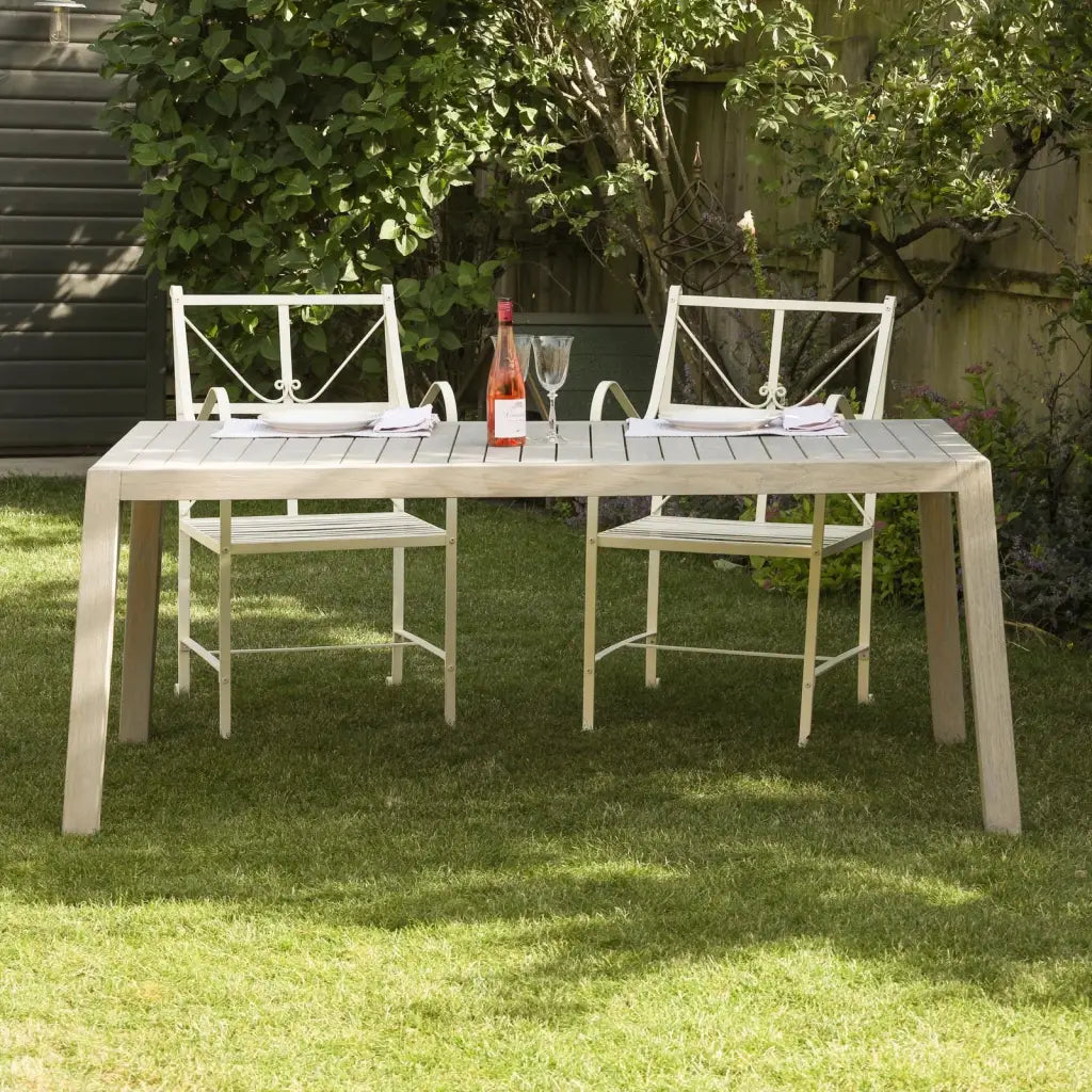 Teak Wood Outdoor 180cm Garden Dining Table