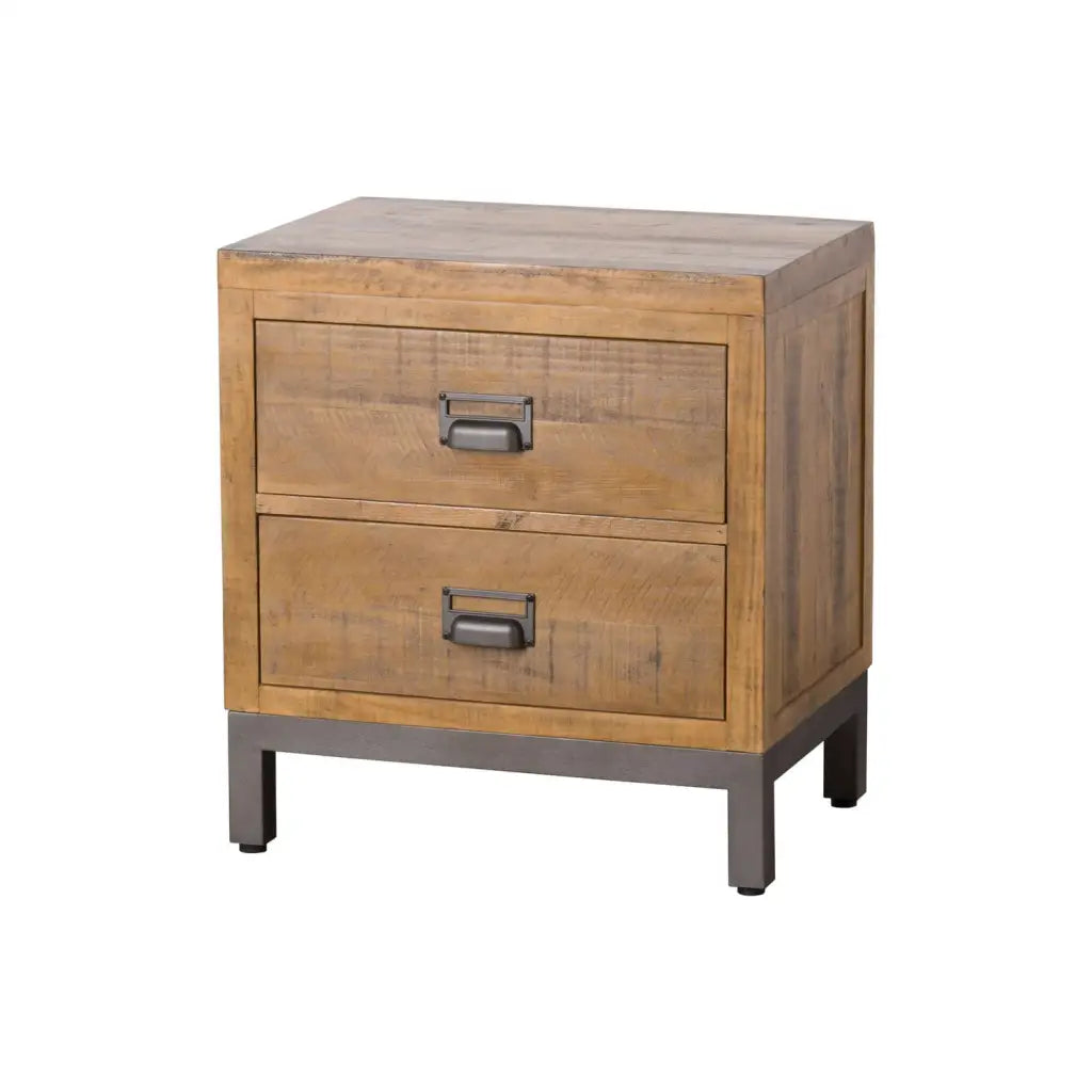 The Draftsman Collection Two Drawer Side Table