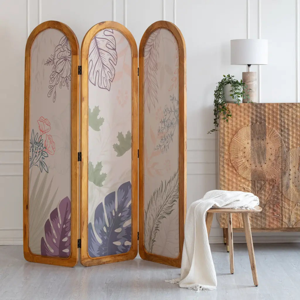 Tropical Blush Room Divider