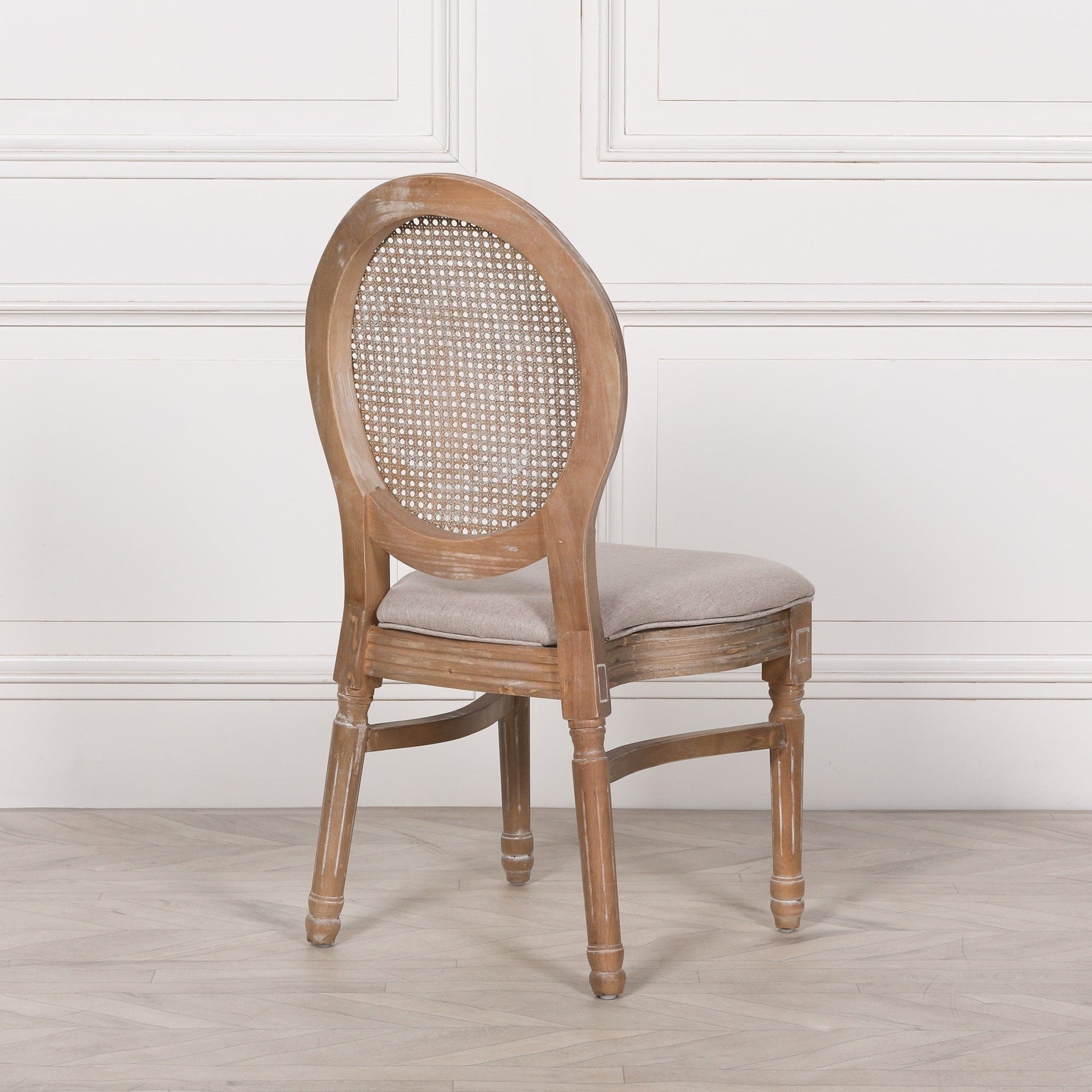 Wooden Louis Upholstered Dining Chair