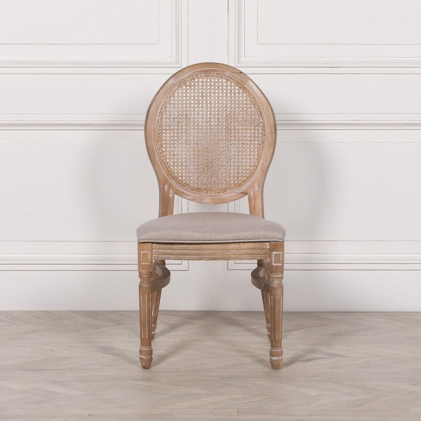 Wooden Louis Upholstered Dining Chair