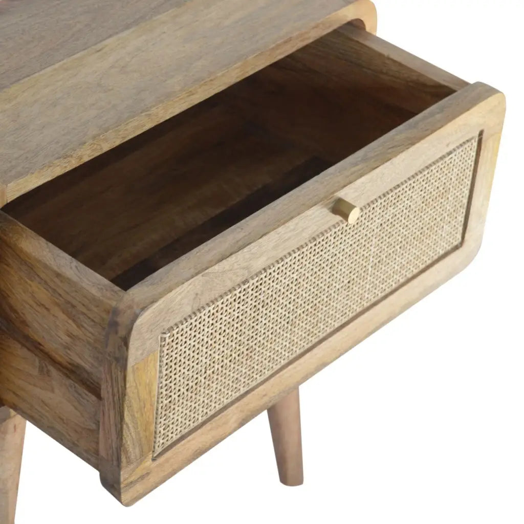 Woven Bedside Table/ Cabinet