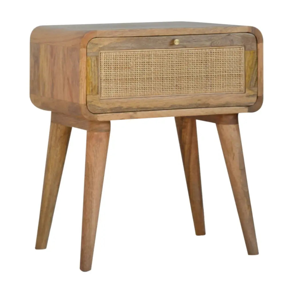 Woven Bedside Table/ Cabinet